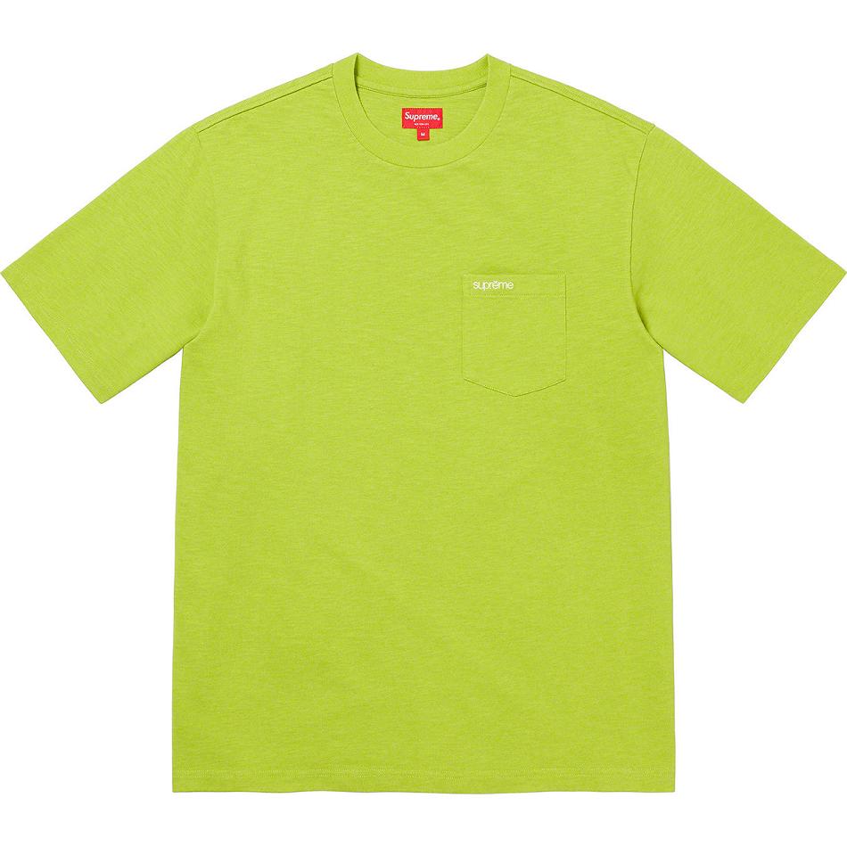 Suéteres Supreme S/S Pocket Tee Verde | Supreme 308PQ